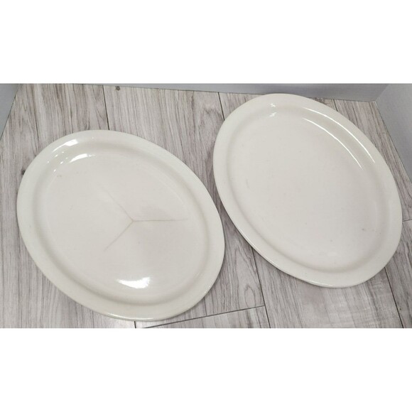 World Ultima Oval Serving Plates Set of 2 - Picture 1 of 10